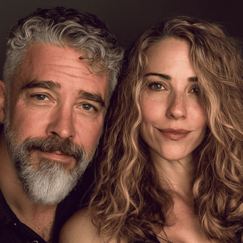 Seattle Hair Loss Clinic image of a Man and woman in their 40s with great hair
